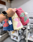 Cutesy Check Bow Pocket Tshirts
