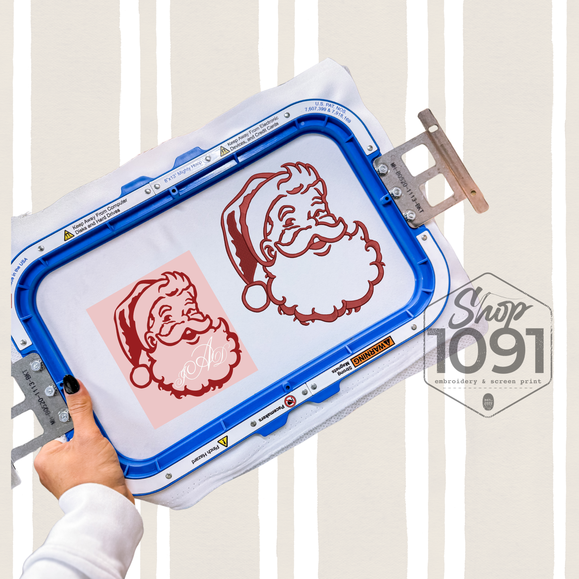 Santa Monogram