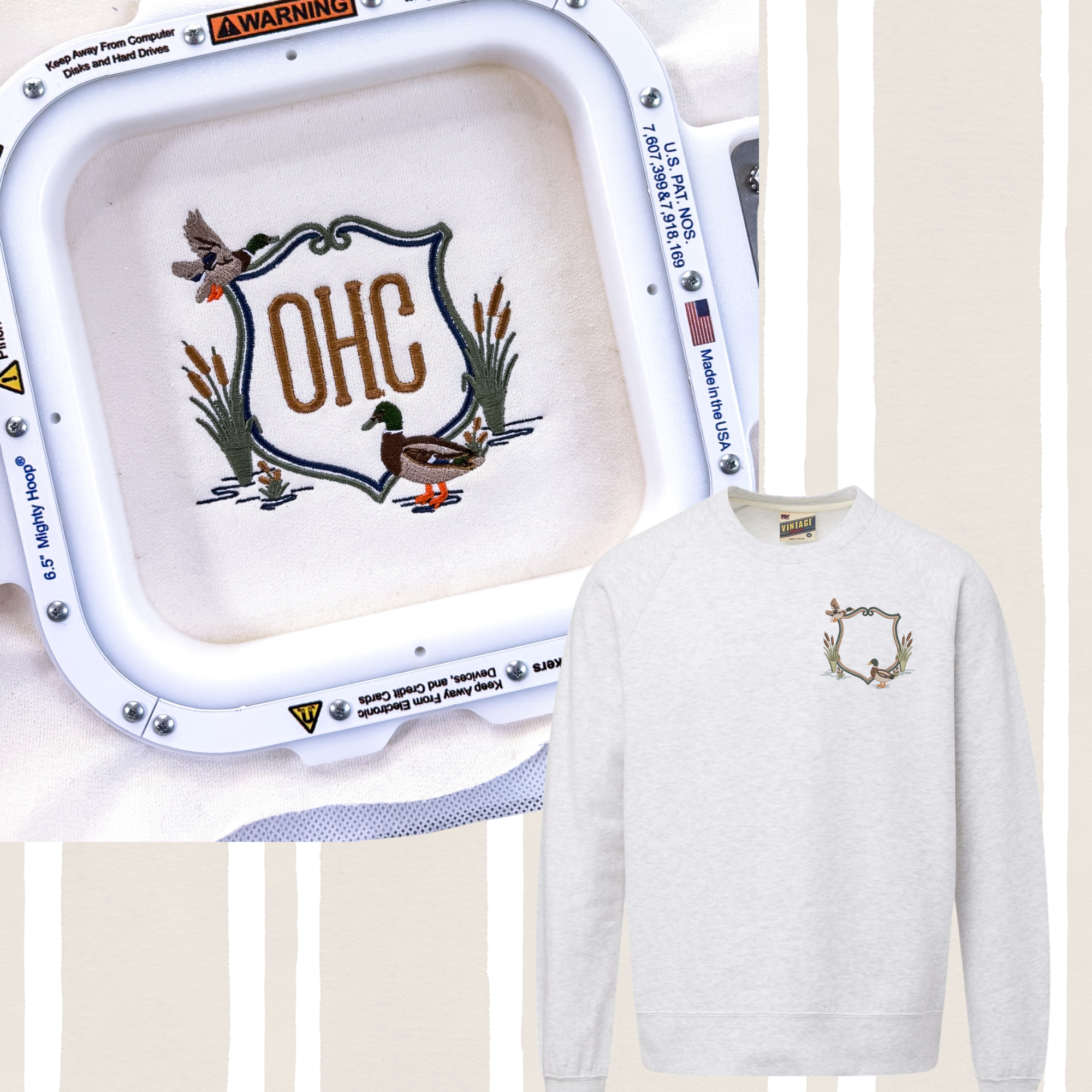 Duck Monogram Frame