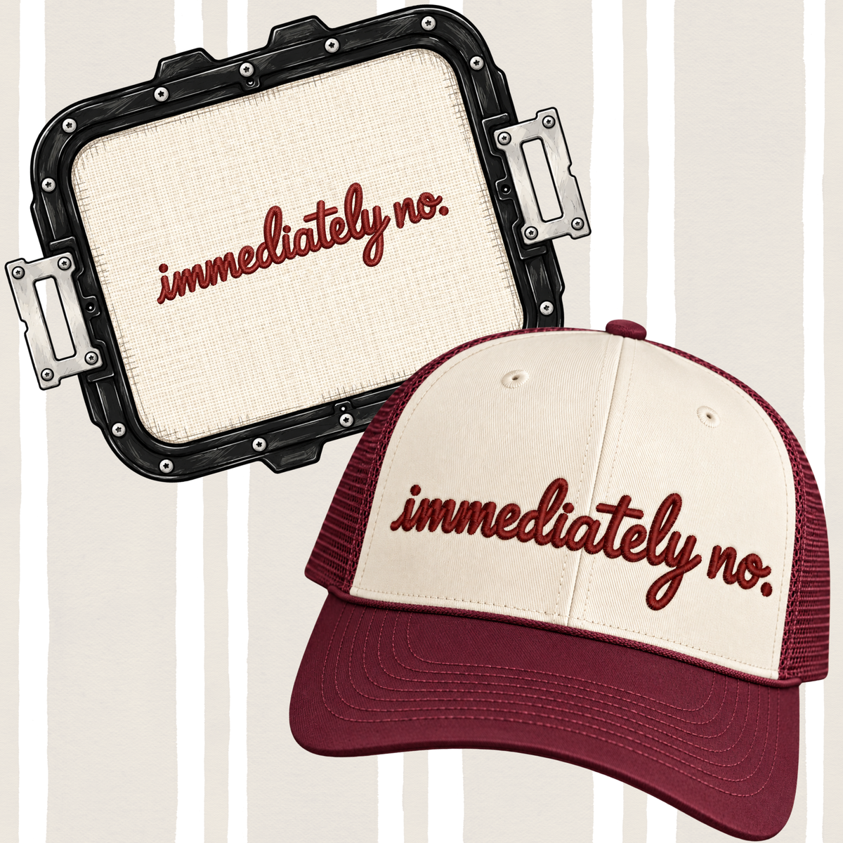 immediately no. Hat