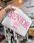 Preppy Senior 2025 Bow Sweatshirt