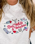 Red, White & Western Tshirt
