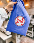 Glitter Baseball Pocket Tshirts