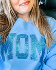 Tone on Tone Glitter Crew