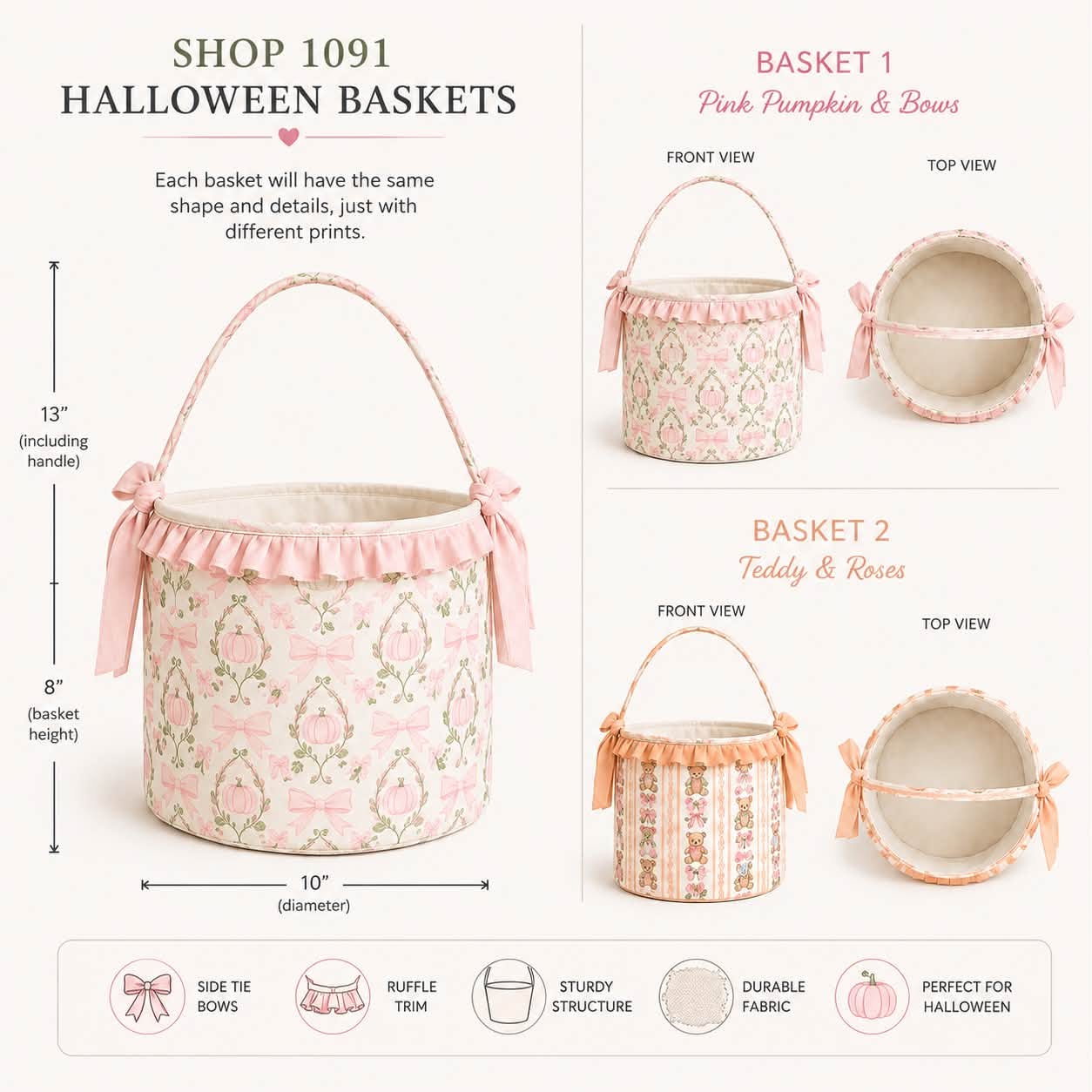 Girl Halloween Totes