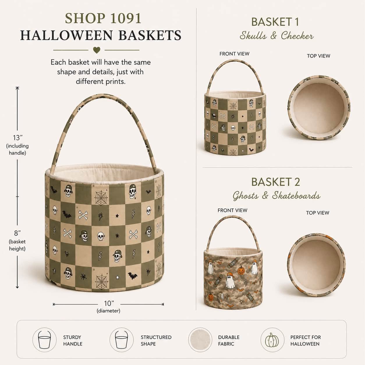 Boy Halloween Totes