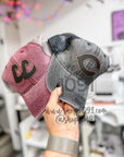 Vintage Wash Leather Patch Hats