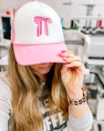 Trending Corquette Bow Trucker Hat