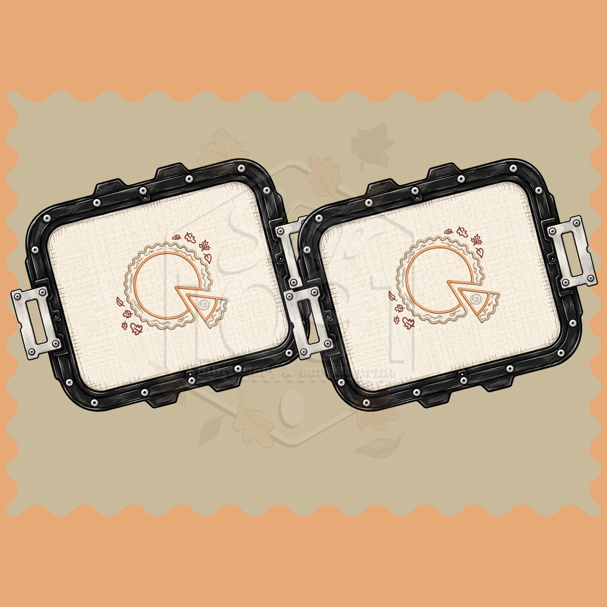 Monogram Pumpkin Pie